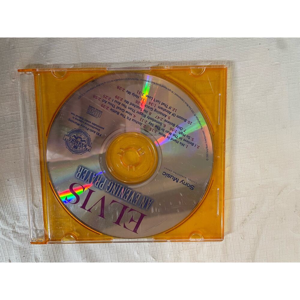 ELVIS An Evening Prayer Sony Music CD GUC